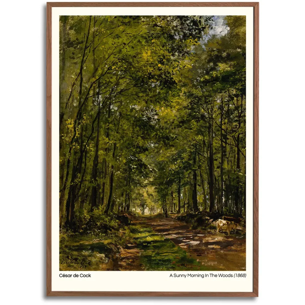 A Sunny Morning in the Woods by César de Cock