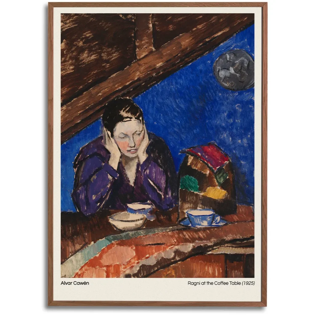 Ragni at the Coffee Table by Alvar Cawen