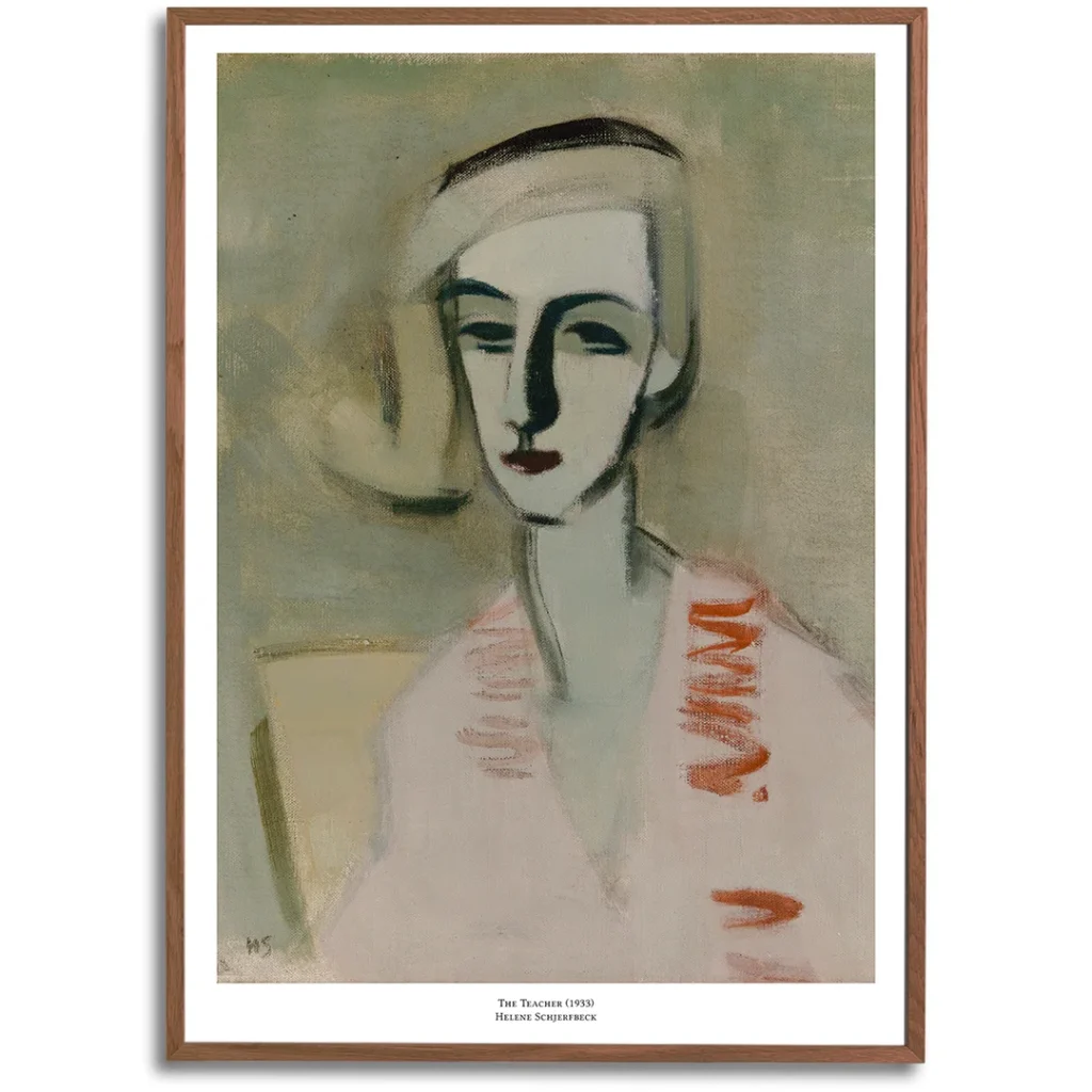 The Teacher poster by Helene Schjerfbeck
