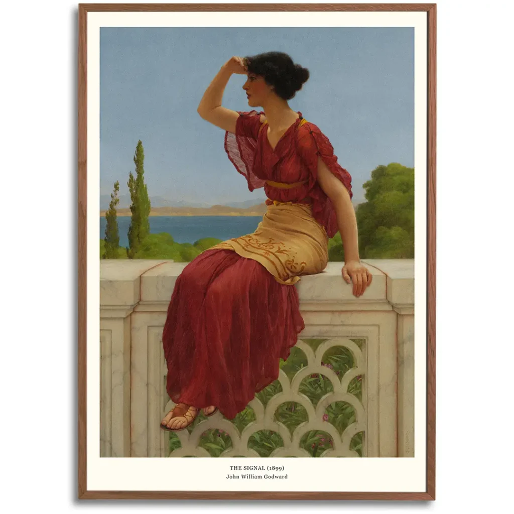 The Signal by John William Godward