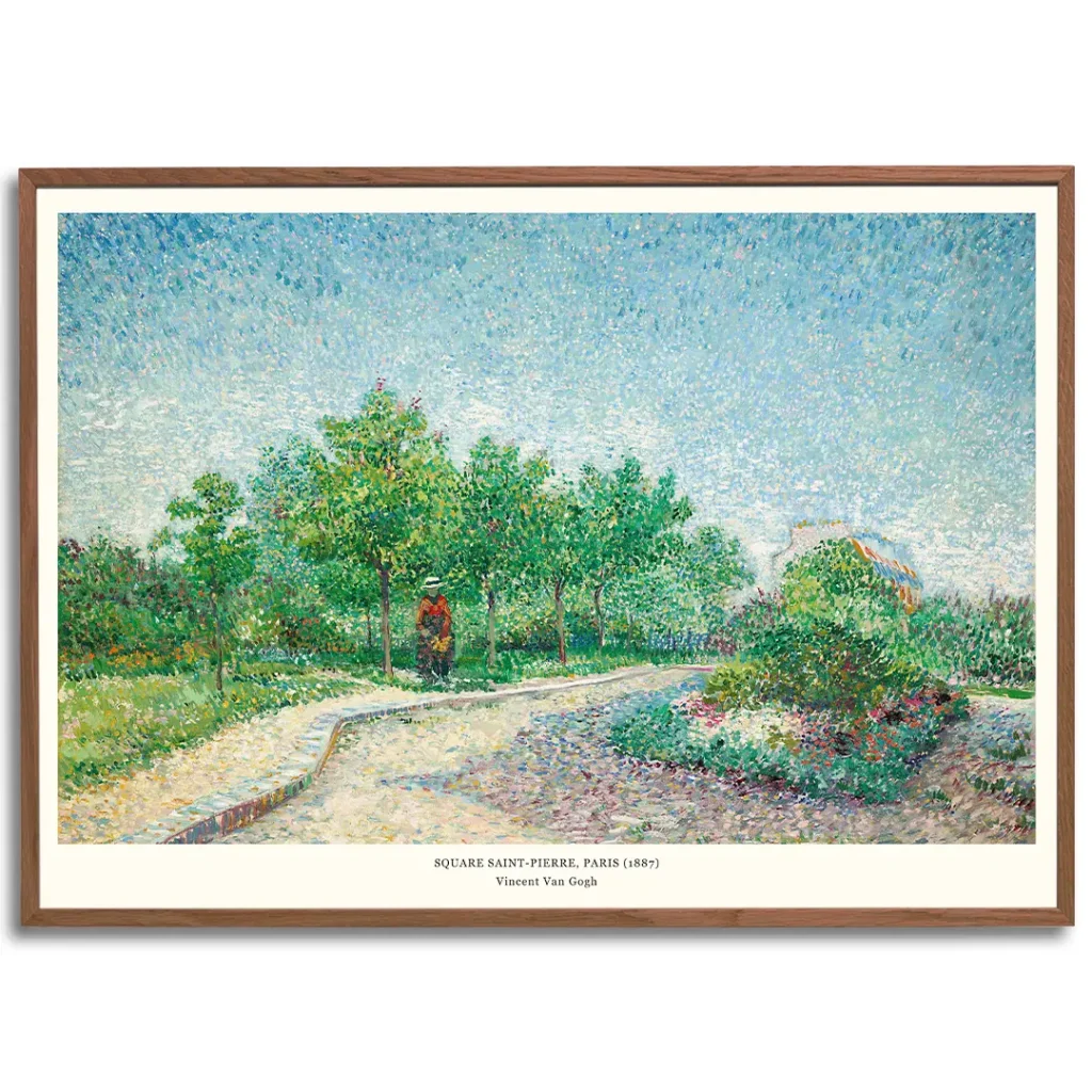 Square Saint-Pierre, Paris by Vincent Van Gogh