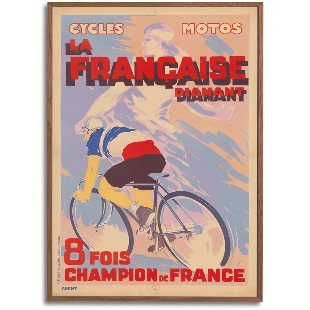 Cycles, Motos La Francaise Diamant by Affiches Gaillard