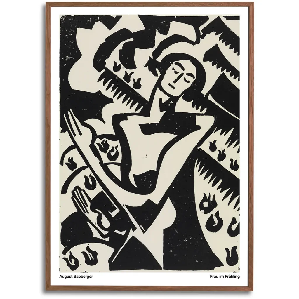 Frau im Fruhling by August Babberger