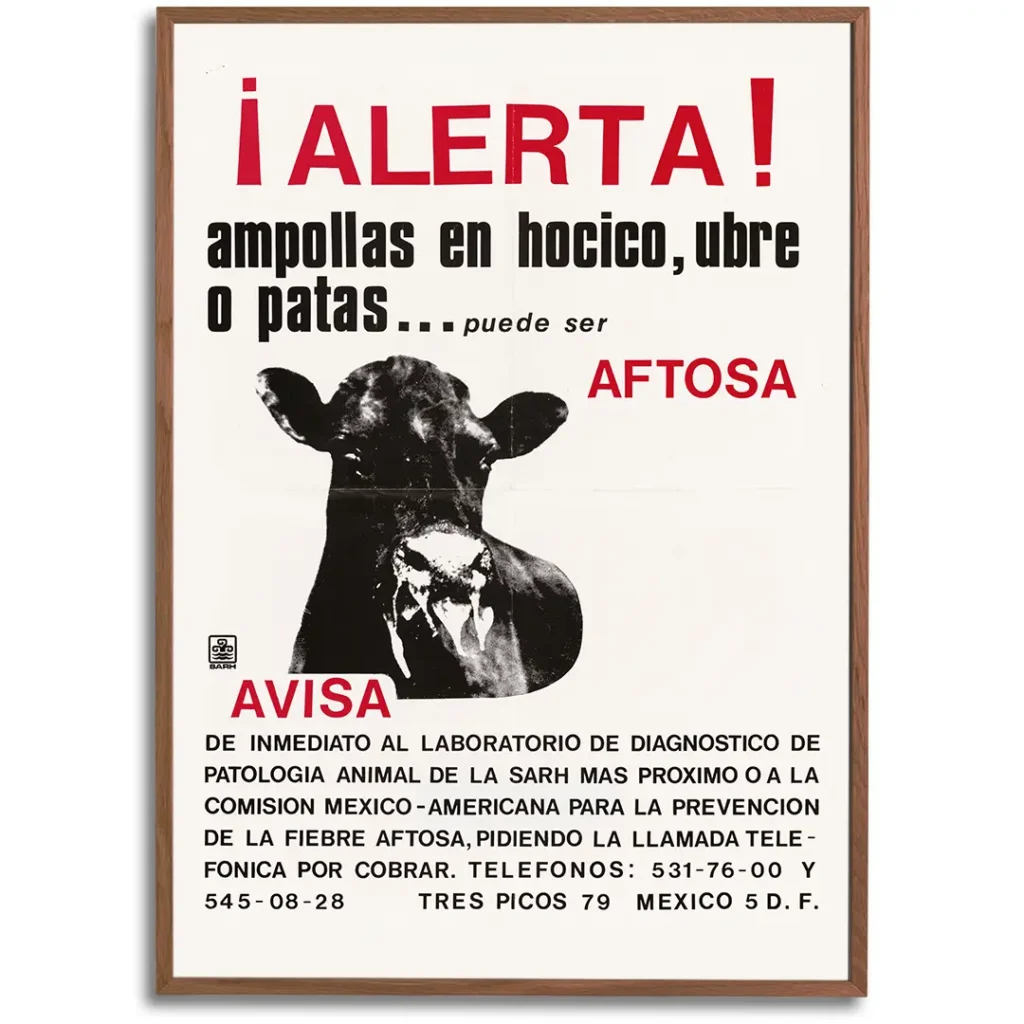 AFTOSA poster by U.S. Information Agency