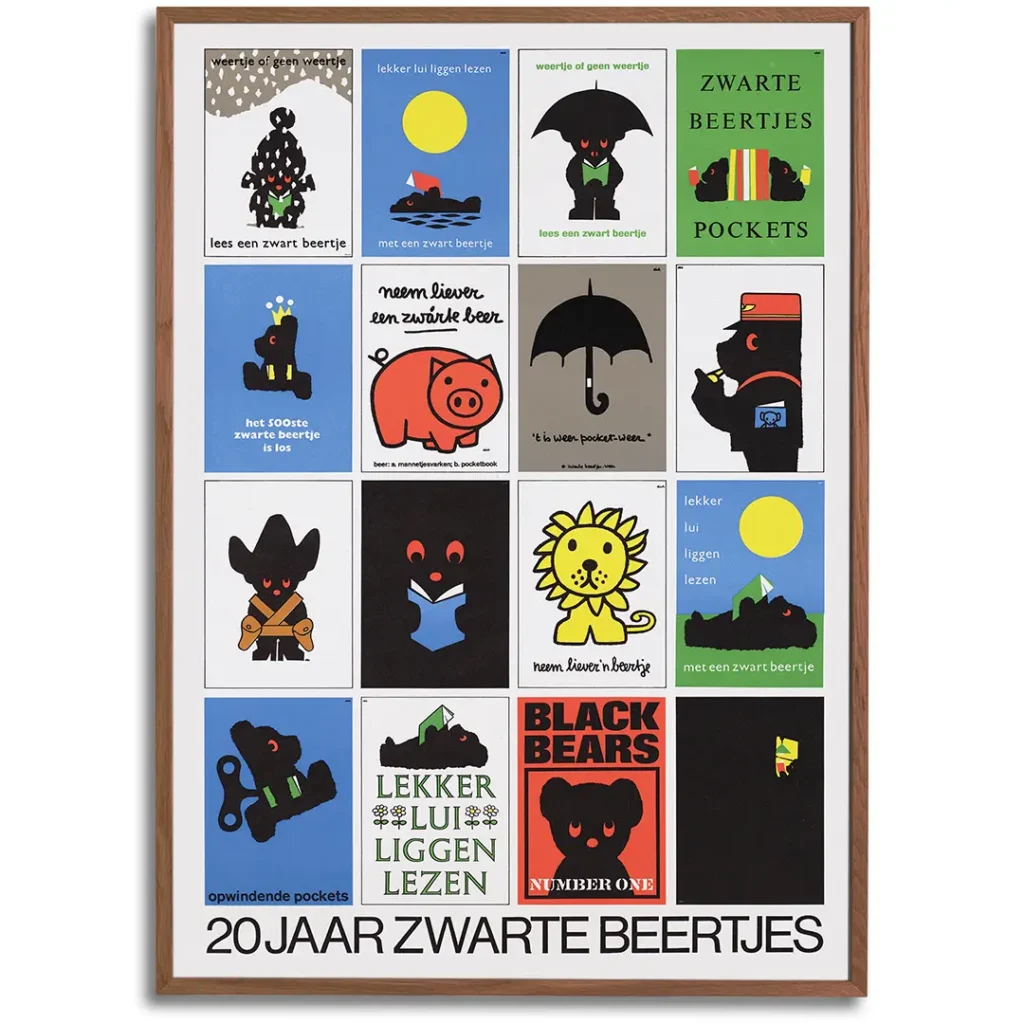 20 Years of Black Bears by Dick Bruna