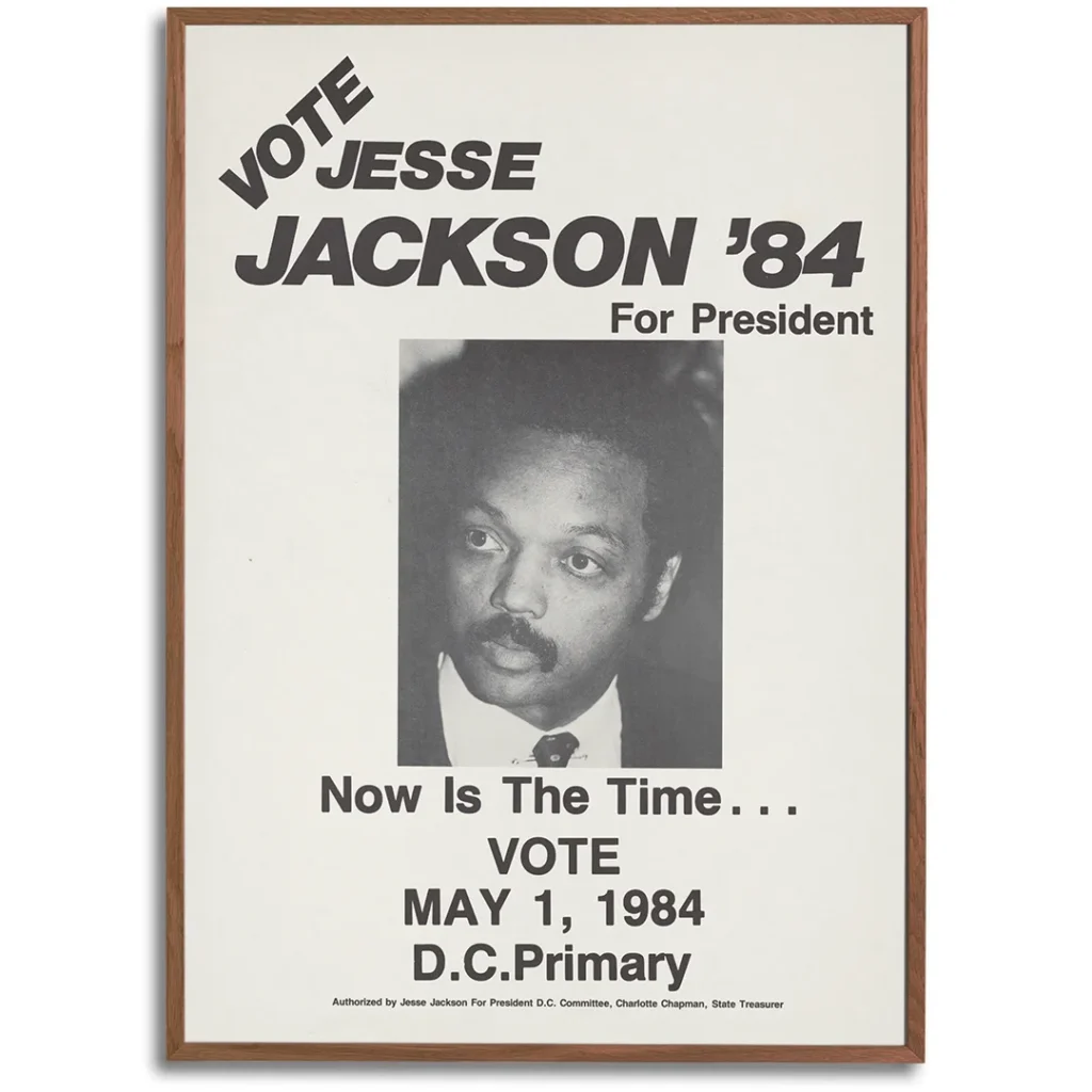 Jesse Jackson for President Poster