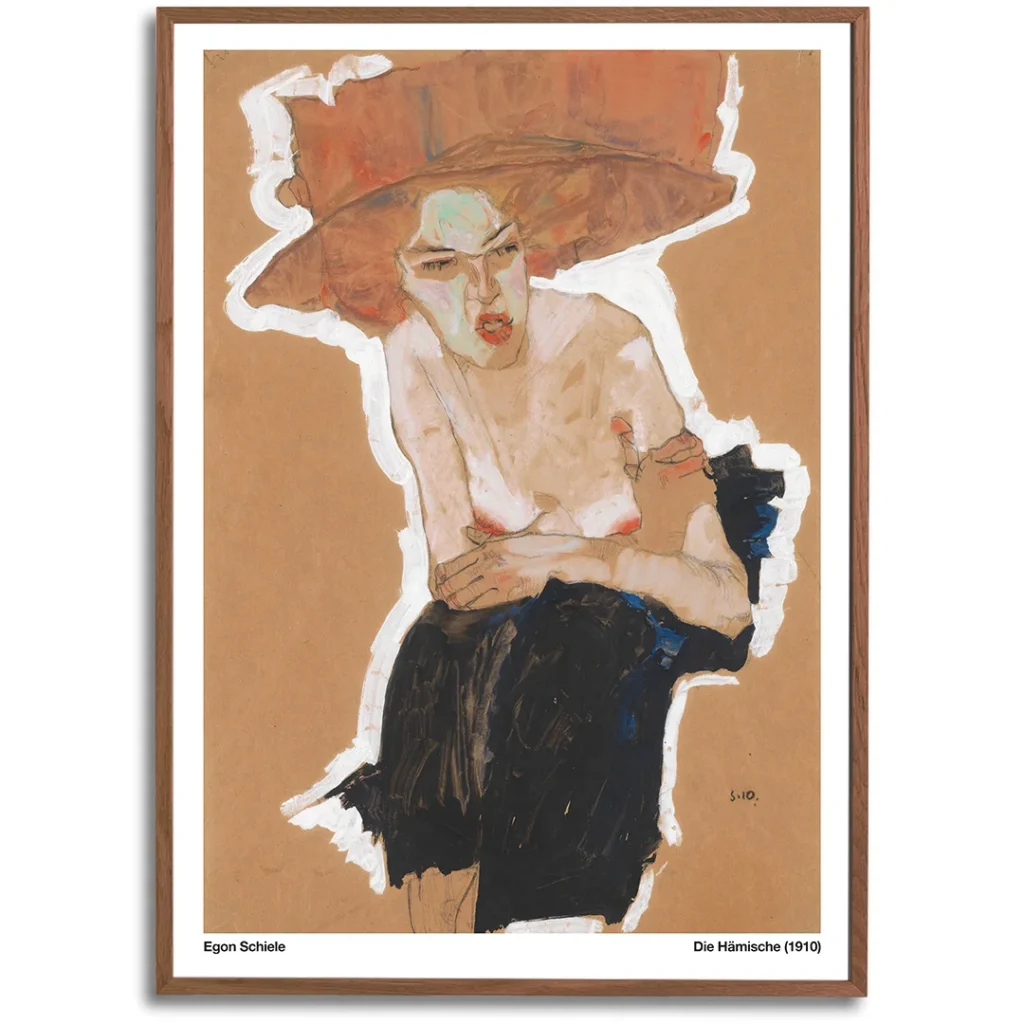 Die Hämische by Egon Schiele