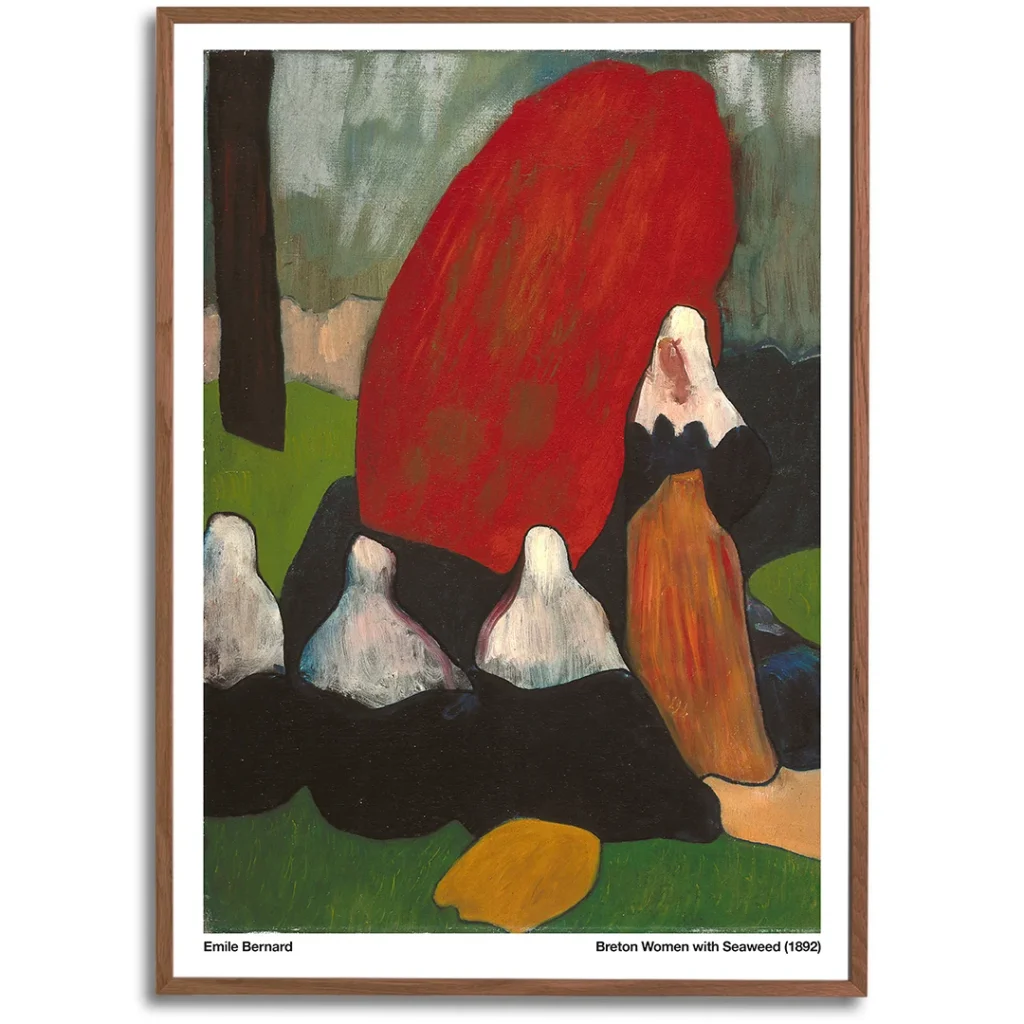 Breton Women With Seaweed by Emile Bernard