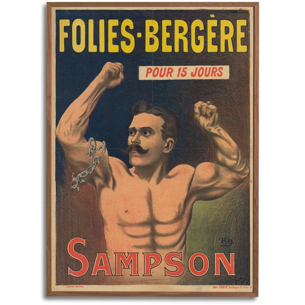 olies-Bergère... Sampson by Imprimerie Chaix