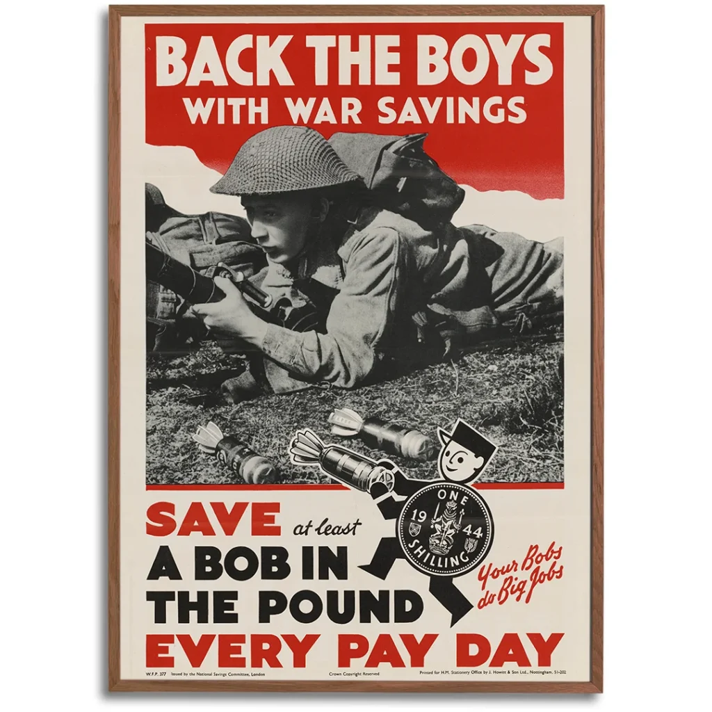 Back the Boys with War Savings by J. Howitt & Son Ltd