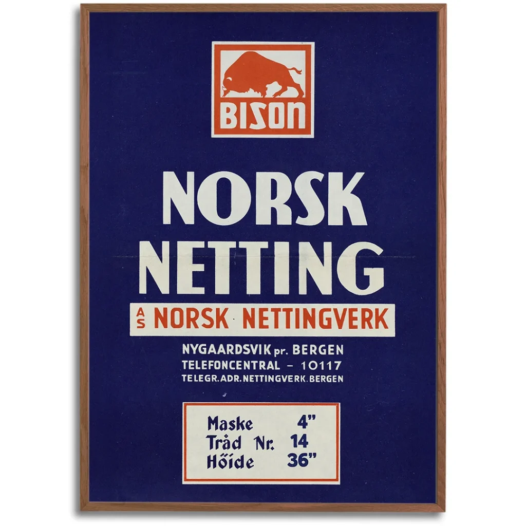 Bison; Norsk Netting by John Grieg